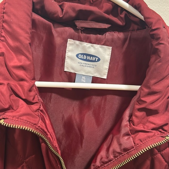 Deep Red Old Navy Vest - Picture 2 of 3